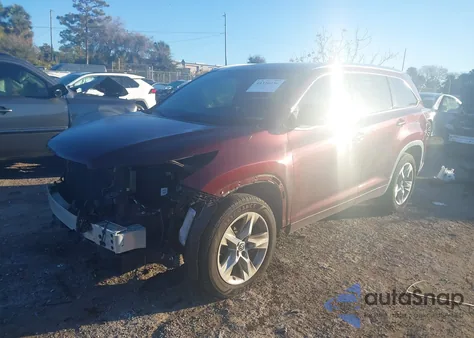 2016 Toyota Highlander Limited V6 z USA, uszkodzony, nr VIN 5TDYKRFH2GS167031